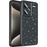 Xiaomi Redmi Note 13 Pro Plus 5g Kılıf Kamera Korumalı Simli Renkli Parlak Silikon Kapak (Koton) - Siyah