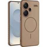 Xiaomi Redmi Note 13 Pro Plus 5g Uyumlu Kılıf Zebana Mono M-Safe Silikon Kılıf Desert Titanyum - Çöl Titanyum
