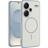 Xiaomi Redmi Note 13 Pro Plus 5g Uyumlu Kılıf Zebana Mono M-Safe Silikon Kılıf Gri