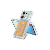 Xiaomi Redmi Note 13 Pro Uyumlu 4g Kılıf Kartvizit Bölmeli Şeffaf Kamera Korumalı Slim