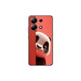 Xiaomi Redmi Note 13 Uyumlu Şeffaf Kılıf 4 Peluş Panda Tasarımlı