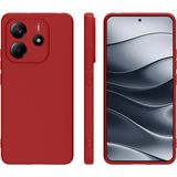 Xiaomi Redmi Note 14 4g Kılıf First Silikon - Kırmızı - Renkli