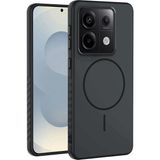 Xiaomi Redmi Note 14S Uyumlu Kılıf Zebana Mono M-Safe Silikon Kılıf Siyah