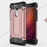 Xiaomi Redmi Note 4 ile uyumlu Çİft Katman Koruyucu Crash Military Tank Kılıf - Rose Gold