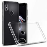 Xiaomi Redmi Note 6 Pro Uyumlu Şeffaf Silikon Kılıf Yüksek Koruma