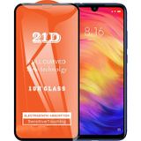 Xiaomi Redmi Note 7 Ekran Koruyucu 21d Kırılmaz Cam
