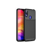 Xiaomi Redmi Note 7 Kılıf Negro Karbon Görünümlü Silikon Kapak + Ekran Koruma 5817