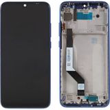 Xiaomi Redmi Note 7 Lcd Ekran + Dokunmatik Çıtalı Mavi