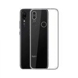 Xiaomi Redmi Note 7 Pro İle Uyumlu Kılıf Şeffaf Silikon Kamera Korumalı 3D