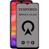 Xiaomi Redmi Note 7 Pro ile Uyumlu Tam Kaplayan Hayalet Privacy Temperli Cam Ekran Koruycu