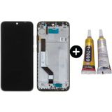Xiaomi Redmi Note 7 Pro Uyumlu Çıtalı A Kalite Lcd Ekran Dokunmatik Siyah + B7000