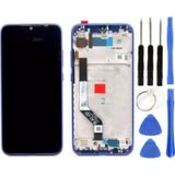 Xiaomi Redmi Note 7 Pro Uyumlu Çıtalı Servis Lcd Ekran Dokunmatik Mavi + Tamir Seti