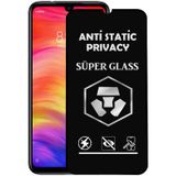 Xiaomi Redmi Note 7 Tam Kaplayan Anti Statik Hayalet Süper Temperli Cam Ekran Koruyucu