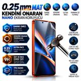 Xiaomi Redmi Note 7 Uyumlu 0.25Mm Mat Kendini Onaran Nano Kırılmaz Ekran Koruyucu Darbe Emici Ultra Plus