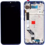 Xiaomi Redmi Note 7 Uyumlu Çıtalı A Kalite Lcd Ekran Dokunmatik Mavi