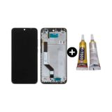Xiaomi Redmi Note 7 Uyumlu Çıtalı Hk Lcd Ekran Dokunmatik Siyah + B7000
