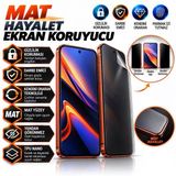 Xiaomi Redmi Note 7 Uyumlu Mat Hayalet Nano Kırılmaz Ekran Koruyucu Darbe Emici Ultra Plus