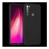 Xiaomi Redmi Note 8 İnce Mat Silikon Kılıf Siyah