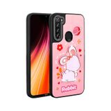 Xiaomi Redmi Note 8 Kılıf Parlayan Kabartmalı İkonik Figürlü Zore Amas Silikon Kapak