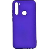 Xiaomi Redmi Note 8 Kılıf Soft ve Pürüzsüz Yüzey Ipeksi Silikon Kapak Hopy - Saks Mavi