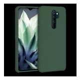 Xiaomi Redmi Note 8 Pro İnce Mat Silikon Kılıf Haki