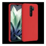 Xiaomi Redmi Note 8 Pro Ince Mat Silikon Kılıf Kırmızı