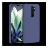 Xiaomi Redmi Note 8 Pro İnce Mat Silikon Kılıf Lacivert