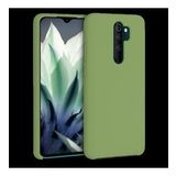 Xiaomi Redmi Note 8 Pro Ince Mat Silikon Kılıf Yeşil