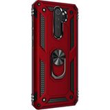 Xiaomi Redmi Note 8 Pro Yüzüklü Tank Kılıf Bordo
