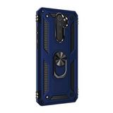 Xiaomi Redmi Note 8 Pro Yüzüklü Tank Kılıf Lacivert