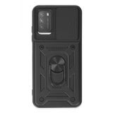 Xiaomi Redmi Note 9 4G Kilif Pars Lens Yuzuklu Kamera Surgulu Silikon Kilif