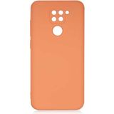 Xiaomi Redmi Note 9 Kılıf Mara Lansman Kapak Turuncu