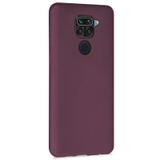 Xiaomi Redmi Note 9 Premium Silikon Kılıf Mor