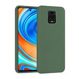 Xiaomi Redmi Note 9 Pro İçi Kadife Silikon Kılıf Yeşil