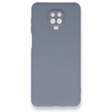 Xiaomi Redmi Note 9 Pro Kılıf Nano Içi Kadife Silikon - Gri SE1680