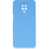 Xiaomi Redmi Note 9 Pro Kılıf Nano Içi Kadife Silikon - Mavi SE1678