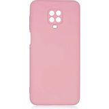 Xiaomi Redmi Note 9 Pro Kılıf Nano Içi Kadife Silikon - Pembe SE1677
