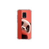 Xiaomi Redmi Note 9 Pro Uyumlu Şeffaf Kılıf 4 Peluş Panda Tasarımlı