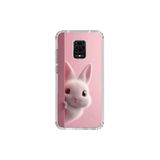 Xiaomi Redmi Note 9 Pro Uyumlu Şeffaf Kılıf 5 Peluş Tavşan Tasarımlı