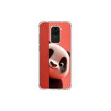Xiaomi Redmi Note 9 Uyumlu Şeffaf Kılıf 4 Peluş Panda Tasarımlı