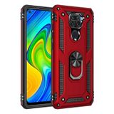Xiaomi RedMi Note 9 Yüzüklü Tank Kılıf Bordo