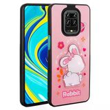 Xiaomi Redmi Note 9S Kilif Parlayan Kabartmali Ikonik Figurlu Zore Amas Silikon Kapak