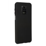 Xiaomi Redmi Note 9s Kılıf Yumuşak Dokulu Silikon - Siyah