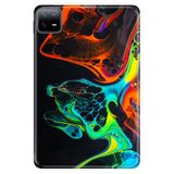 Xiaomi Redmi Pad 10.6" ile Uyumlu Desenli Silikon Kılıf, UV Baskılı, Boyaların Dansı, Çok Renkli avonm-v-cvr458976