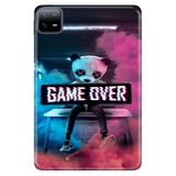 Xiaomi Redmi Pad 10.6" ile Uyumlu Desenli Silikon Tablet Kılıfı, Game Over, Çok Renkli avonm-v-cvr459012