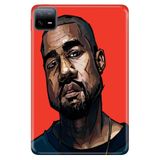 Xiaomi Redmi Pad 10.6" ile Uyumlu Desenli Silikon Tablet Kılıfı, Kanye, Çok Renkli avonm-v-cvr459044