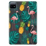 Xiaomi Redmi Pad 10.6" ile Uyumlu Desenli Silikon Tablet Kılıfı, UV Baskılı, Pink Flamingo avonm-v-cvr459100