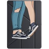 Xiaomi Redmi Pad 10.6" ile Uyumlu Kalem Bölmeli Uyku Modlu Tri Folding Tablet Kılıfı, Siyah