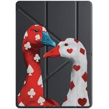Xiaomi Redmi Pad 10.6" ile Uyumlu Kapaklı Tablet Kılıfı, Uyku Modlu, Kalem Bölmeli, Tri Folding, Siyah