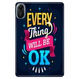 Xiaomi Redmi Pad 2 11" ile Uyumlu Desenli Silikon Tablet Kılıfı, Everything, Çok Renkli avonm-v-cvr458804